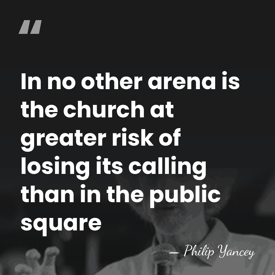 In no other arena is the church at greater risk of losing&hellip; - Philip Yancey