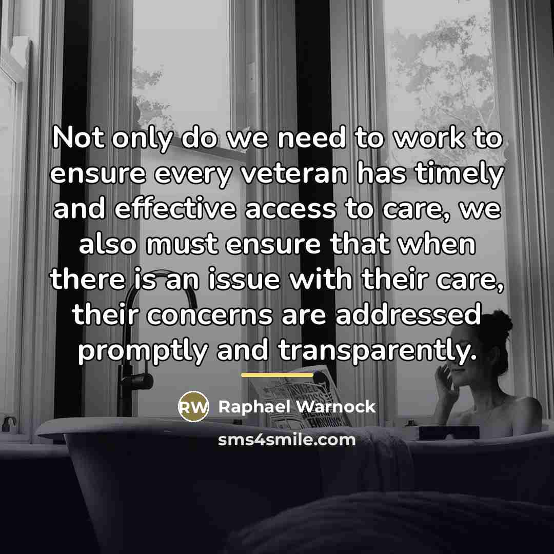 “Not only do we need to work to ensure every…” quote by Raphael Warnock