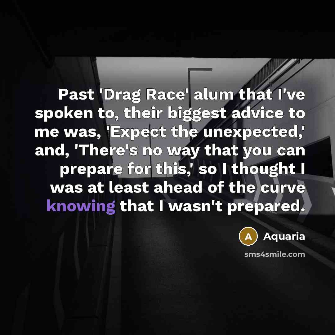 “Past 'Drag Race' alum that I've spoken to, their biggest…” quote by Aquaria