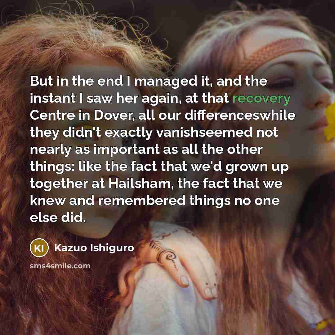 “But in the end I managed it, and the instant…” quote by Kazuo Ishiguro