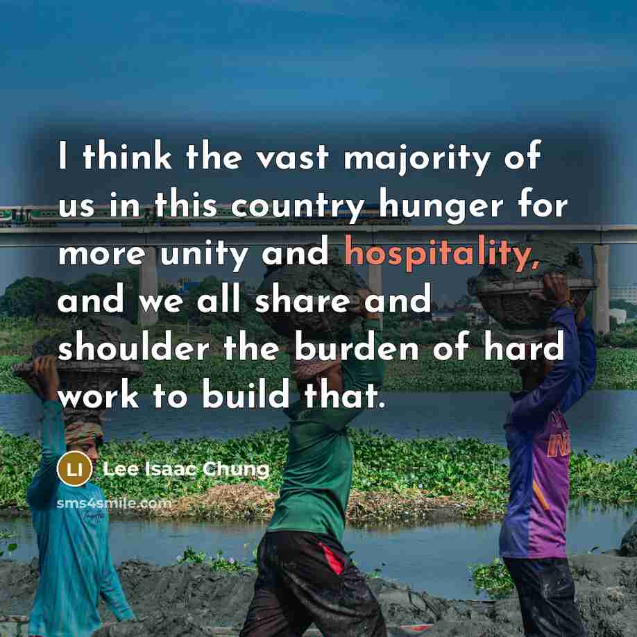 “I think the vast majority of us in this country…” quote by Lee Isaac Chung