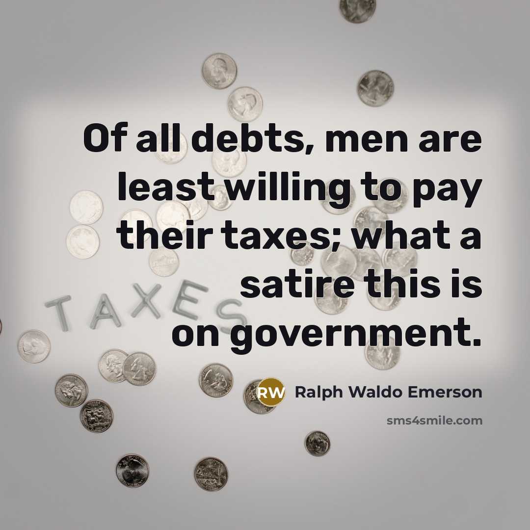 “Of all debts, men are least willing to pay their…” quote by Ralph Waldo Emerson