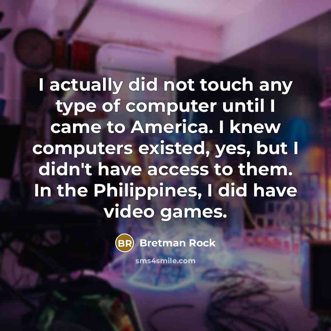 “I actually did not touch any type of computer until…” quote by Bretman Rock