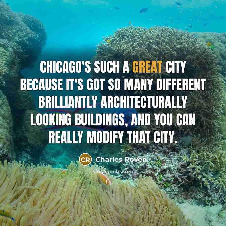 “Chicago's such a great city because it's got so many…” quote by Charles Roven