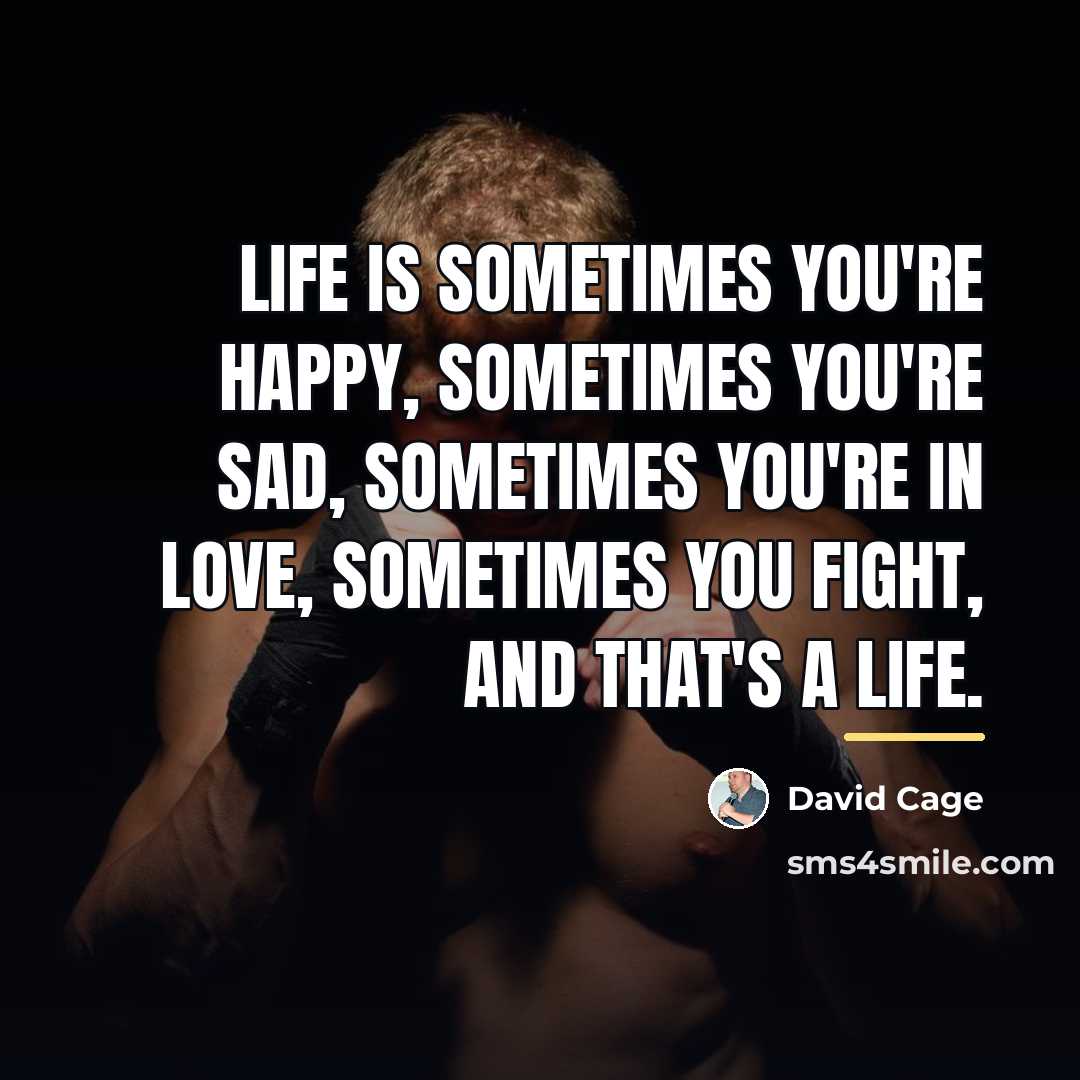 “Life is sometimes you're happy, sometimes you're sad, sometimes you're…” quote by David Cage