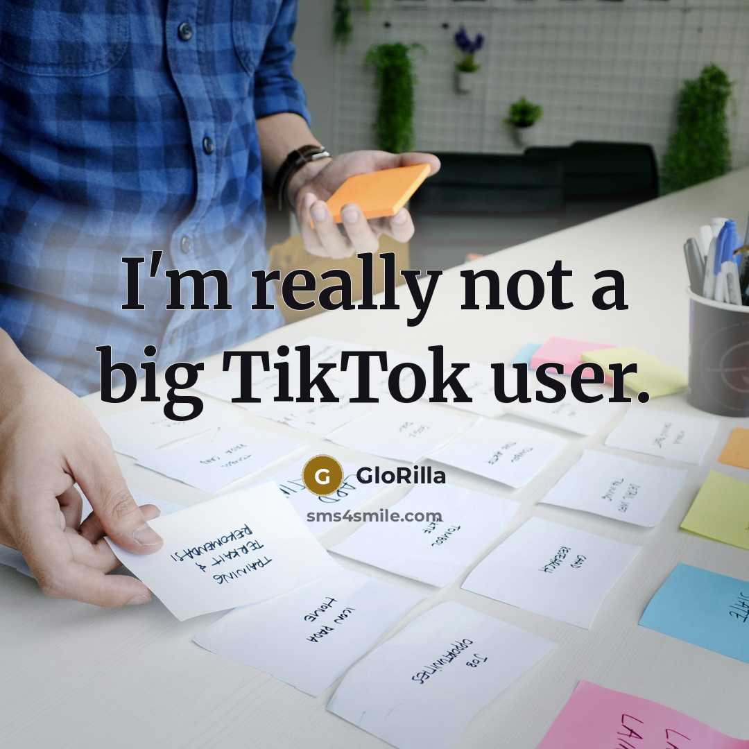 “I'm really not a big TikTok user.…” quote by GloRilla