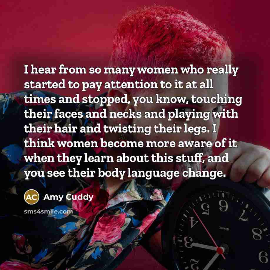 “I hear from so many women who really started to…” quote by Amy Cuddy