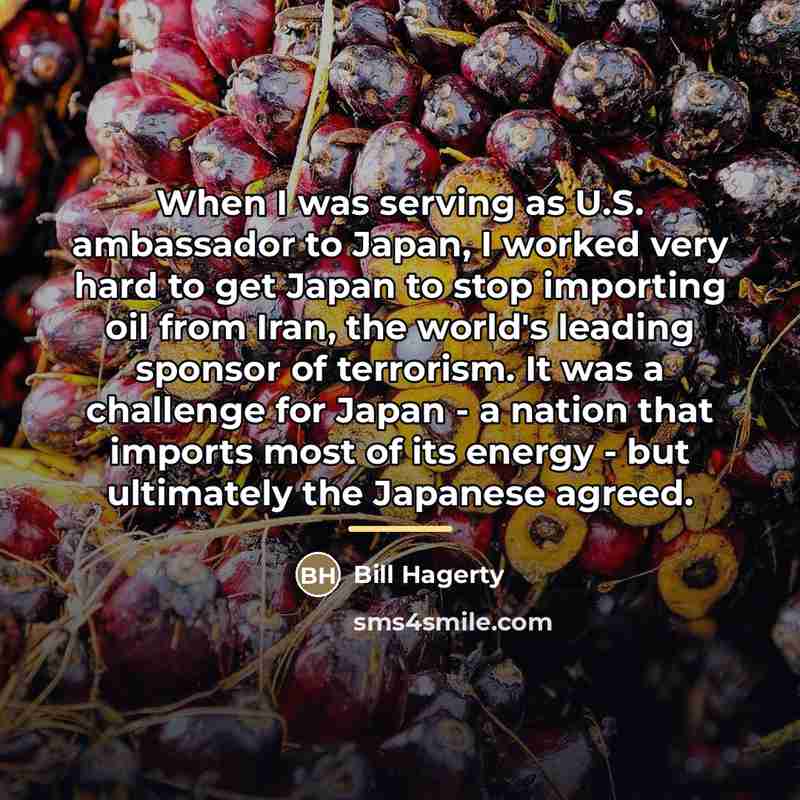 “When I was serving as U.S. ambassador to Japan, I…” quote by Bill Hagerty