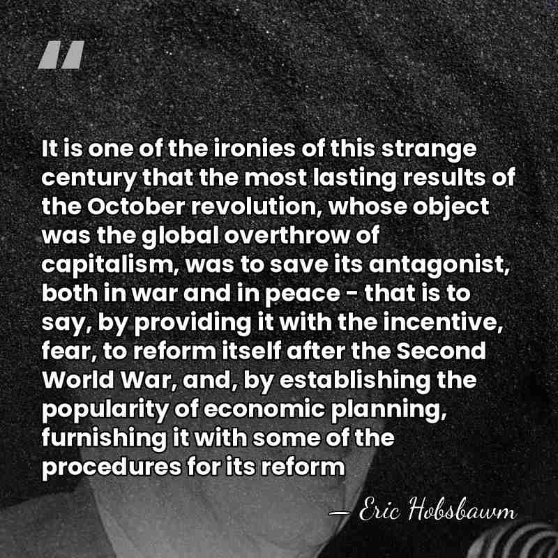 It is one of the ironies of this strange century that the&hellip; - Eric Hobsbawm