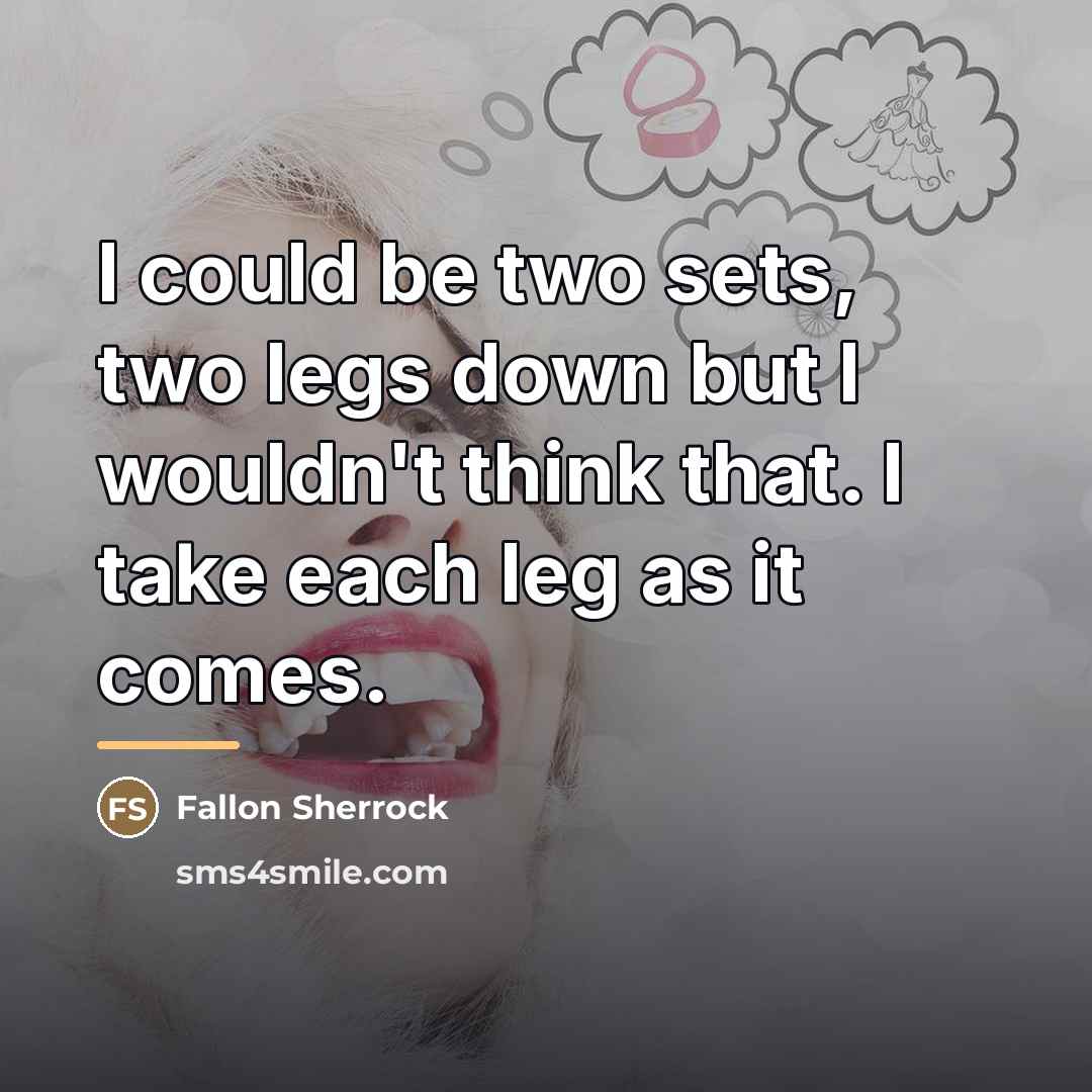 “I could be two sets, two legs down but I…” quote by Fallon Sherrock