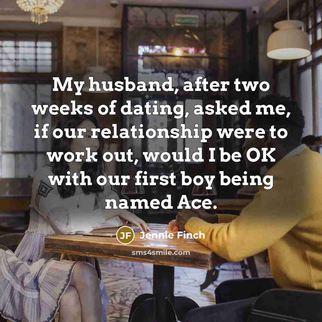 “My husband, after two weeks of dating, asked me, if…” quote by Jennie Finch