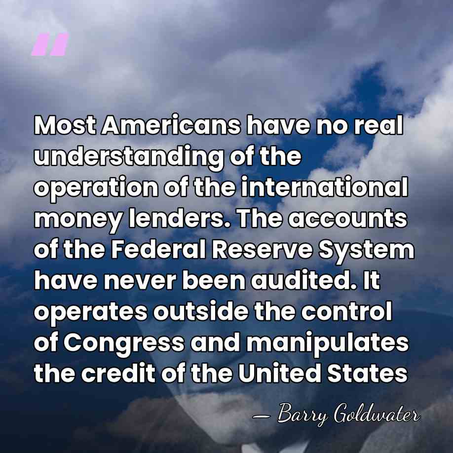 Most Americans have no real understanding of the operation of the international&hellip; - Barry Goldwater