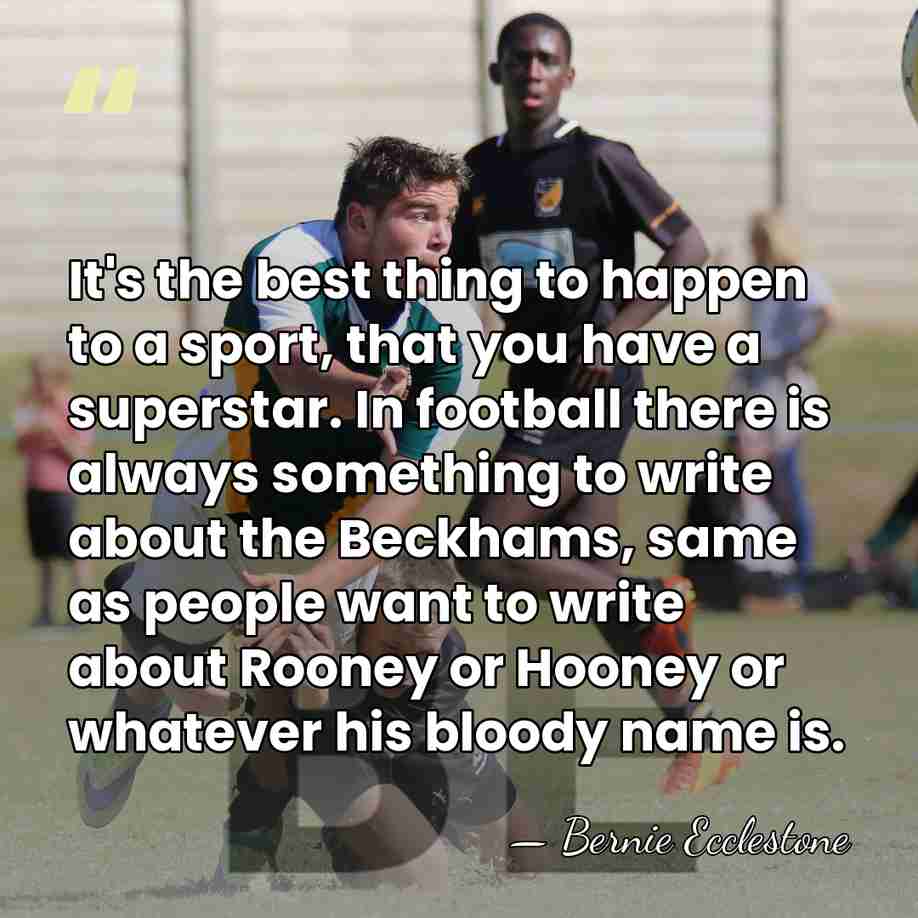It's the best thing to happen to a sport, that you have&hellip; - Bernie Ecclestone