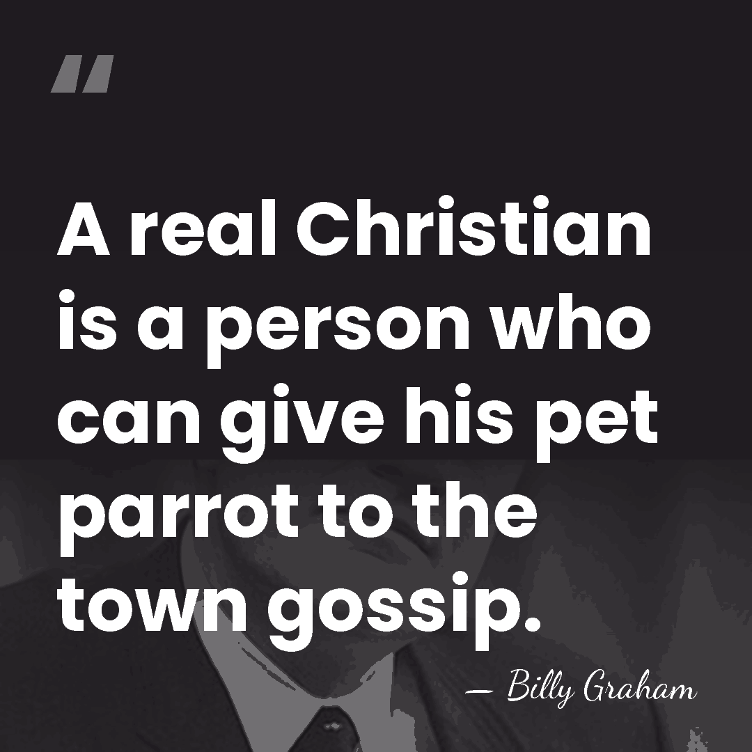 A real Christian is a person who can give his pet parrot&hellip; - Billy Graham