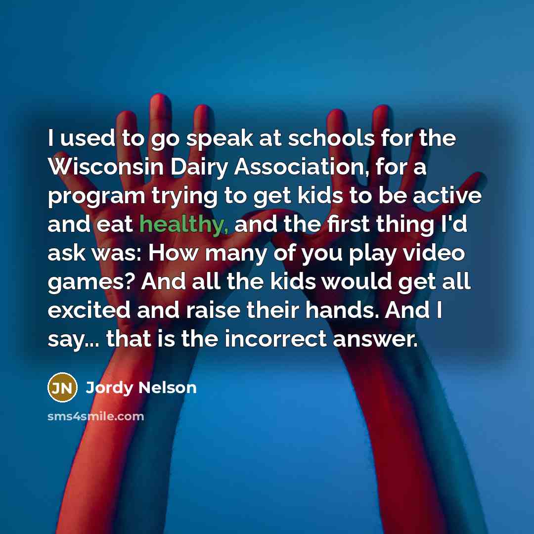 “I used to go speak at schools for the Wisconsin…” quote by Jordy Nelson