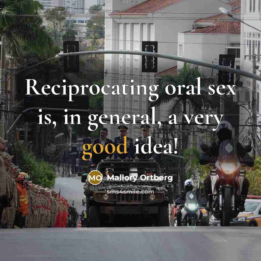 “Reciprocating oral sex is, in general, a very good idea!…” quote by Mallory Ortberg
