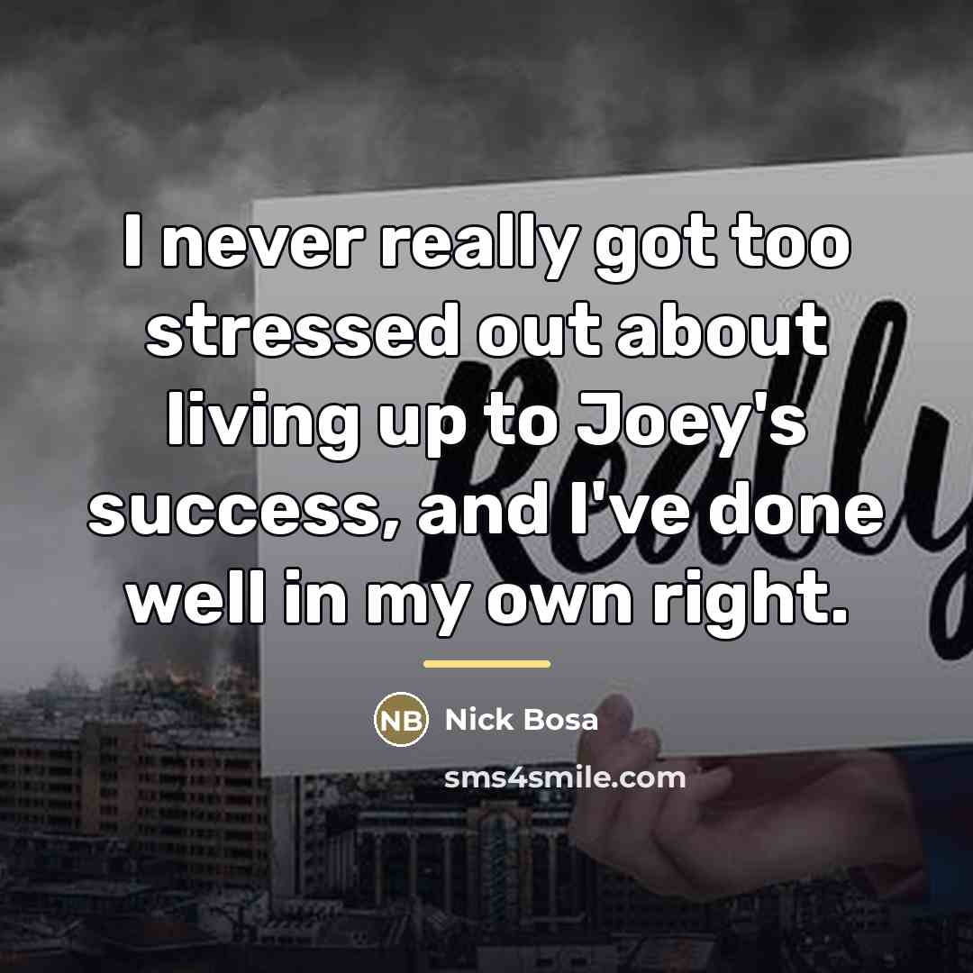 “I never really got too stressed out about living up…” quote by Nick Bosa