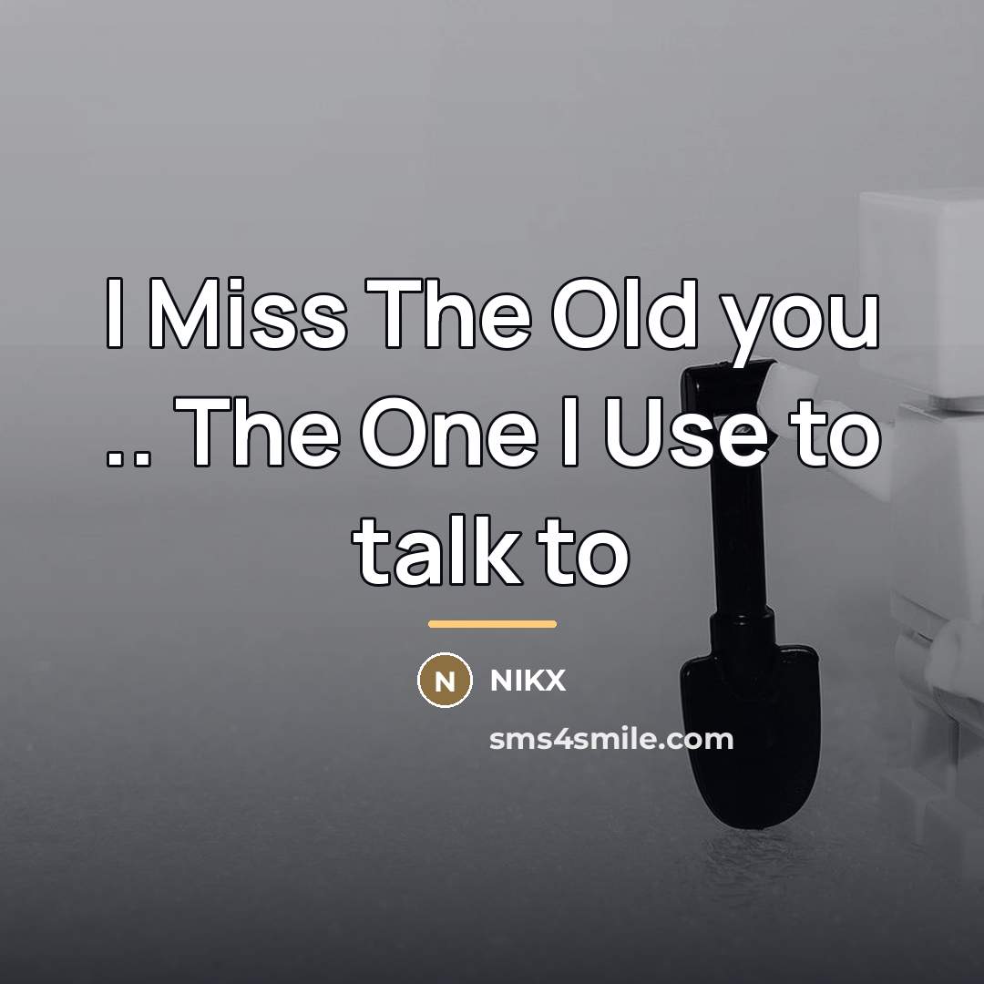 “I Miss The Old you .. The One I Use…” quote by Anonymous
