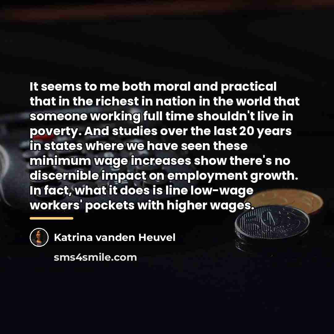 “It seems to me both moral and practical that in…” quote by Katrina vanden Heuvel