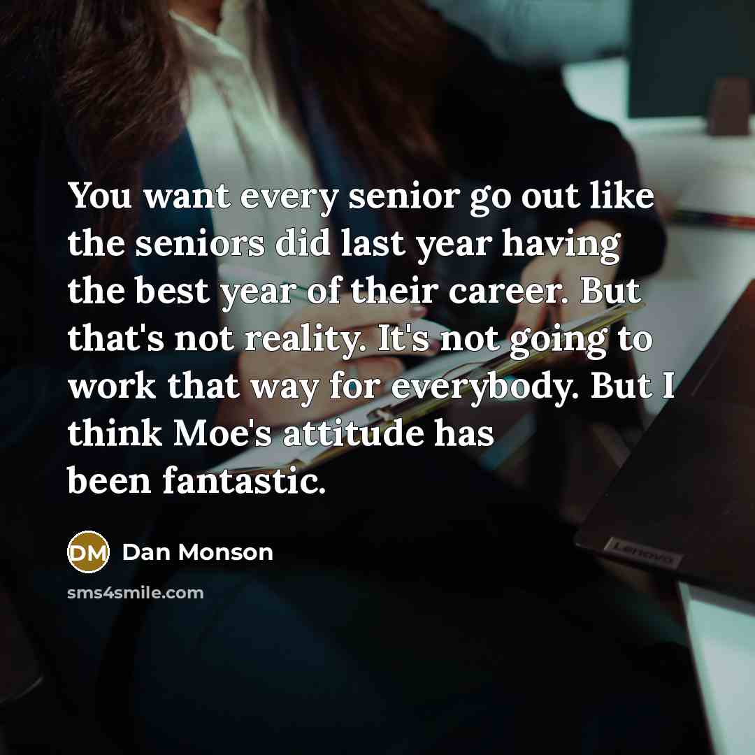 “You want every senior go out like the seniors did…” quote by Dan Monson