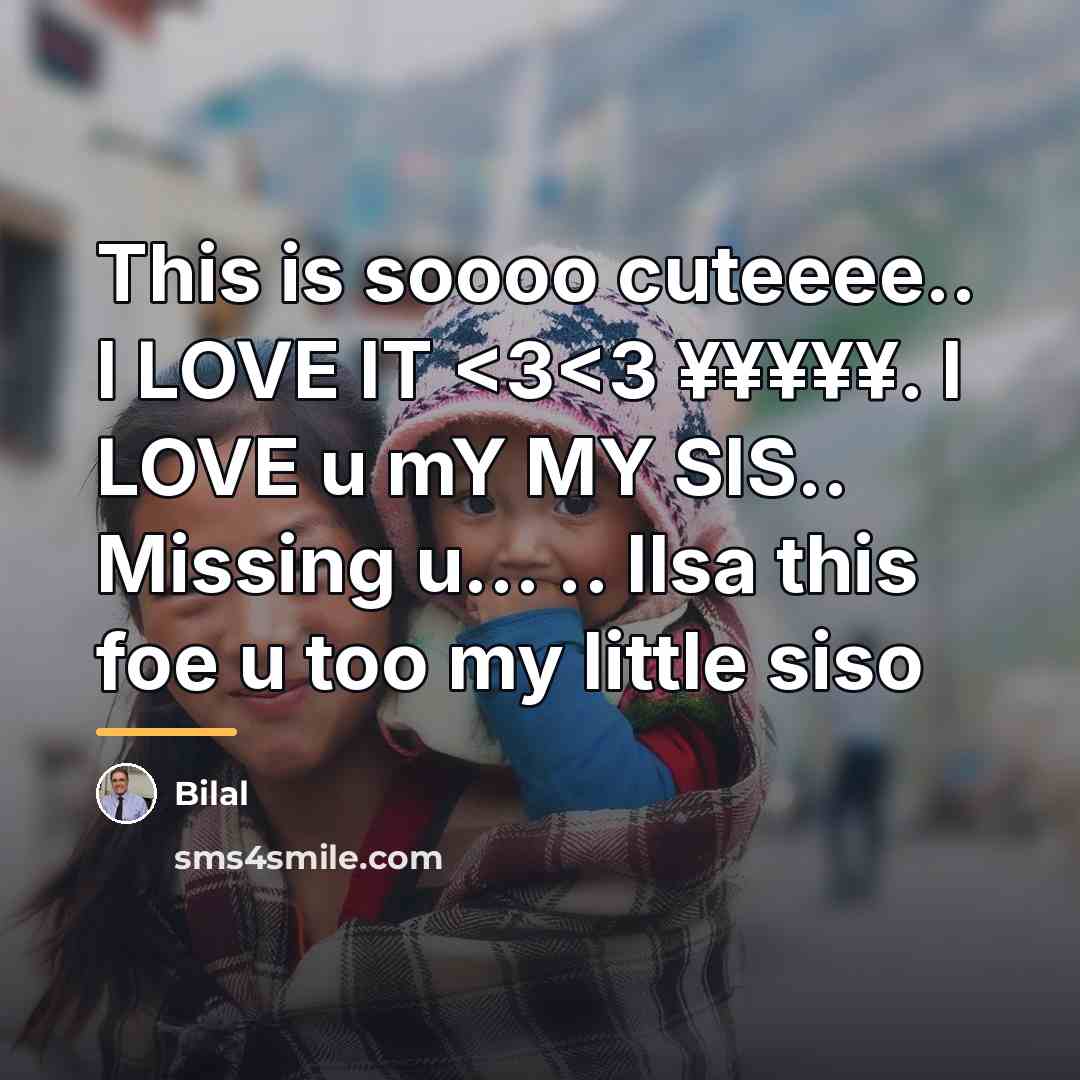 “This is soooo cuteeee.. I LOVE IT…” quote by Bilal