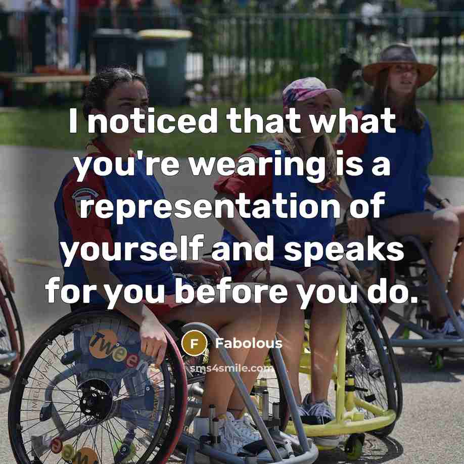 “I noticed that what you're wearing is a representation of…” quote by Fabolous