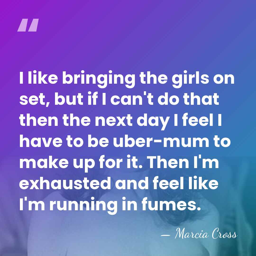I like bringing the girls on set, but if I can't do&hellip; - Marcia Cross
