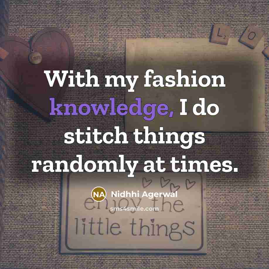 “With my fashion knowledge, I do stitch things randomly at…” quote by Nidhhi Agerwal