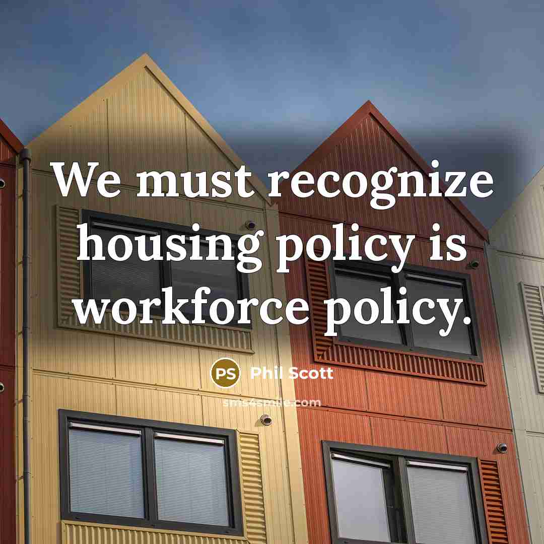 “We must recognize housing policy is workforce policy.…” quote by Phil Scott