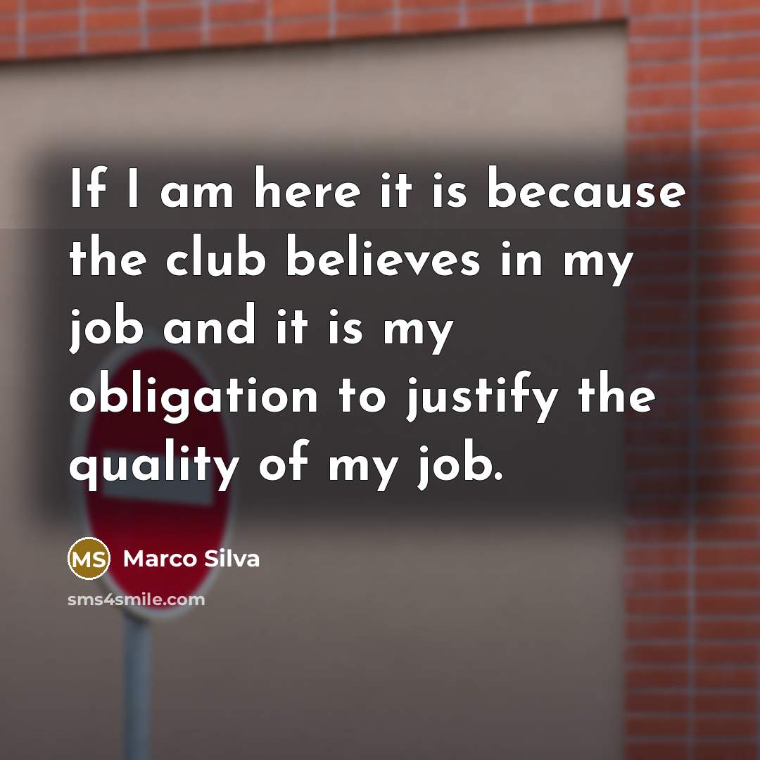 “If I am here it is because the club believes…” quote by Marco Silva