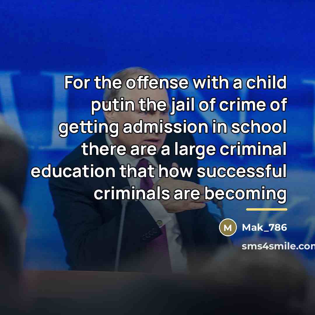 “For the offense with a child putin the jail of…” quote by Mak_786
