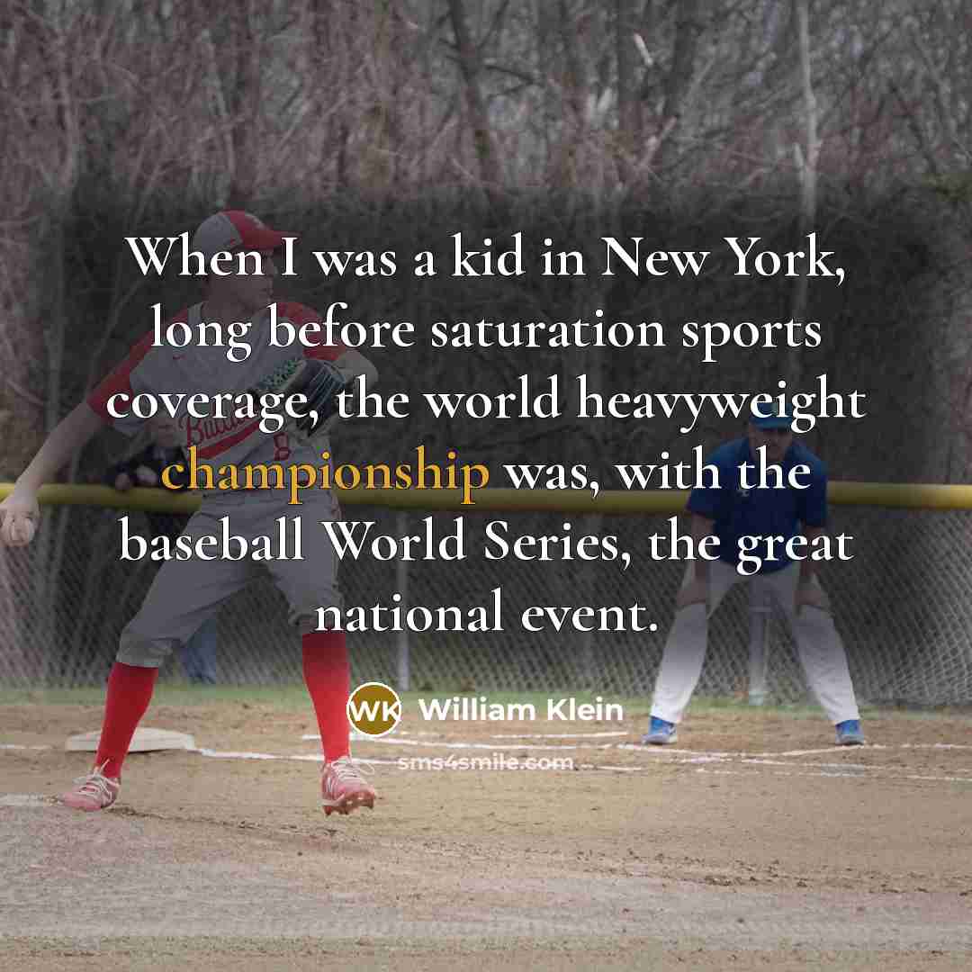 “When I was a kid in New York, long before…” quote by William Klein