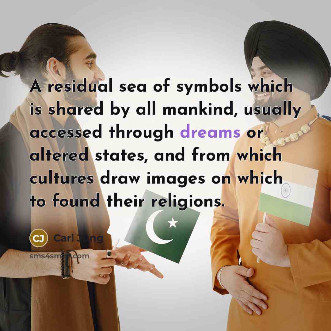 “A residual sea of symbols which is shared by all…” quote by Carl Jung