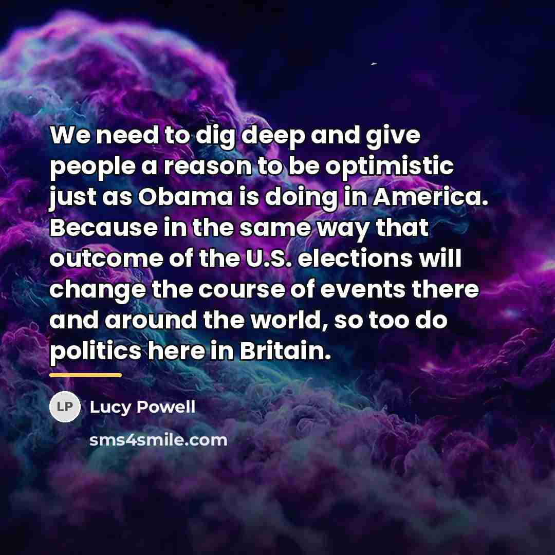 “We need to dig deep and give people a reason…” quote by Lucy Powell