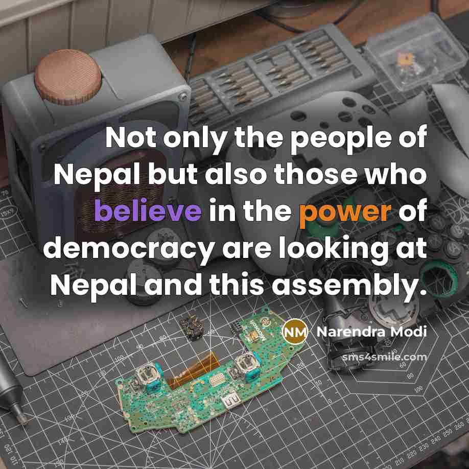 “Not only the people of Nepal but also those who…” quote by Narendra Modi