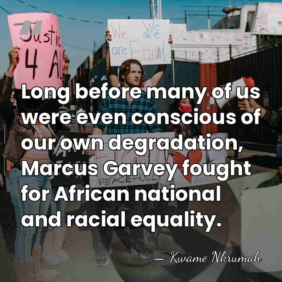 Long before many of us were even conscious of our own degradation,&hellip; - Kwame Nkrumah