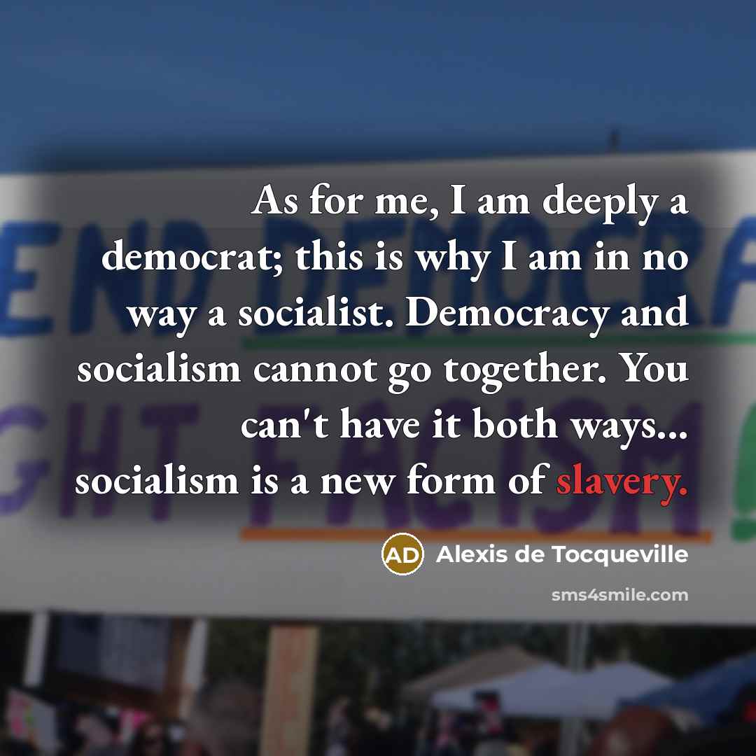 “As for me, I am deeply a democrat; this is…” quote by Alexis de Tocqueville