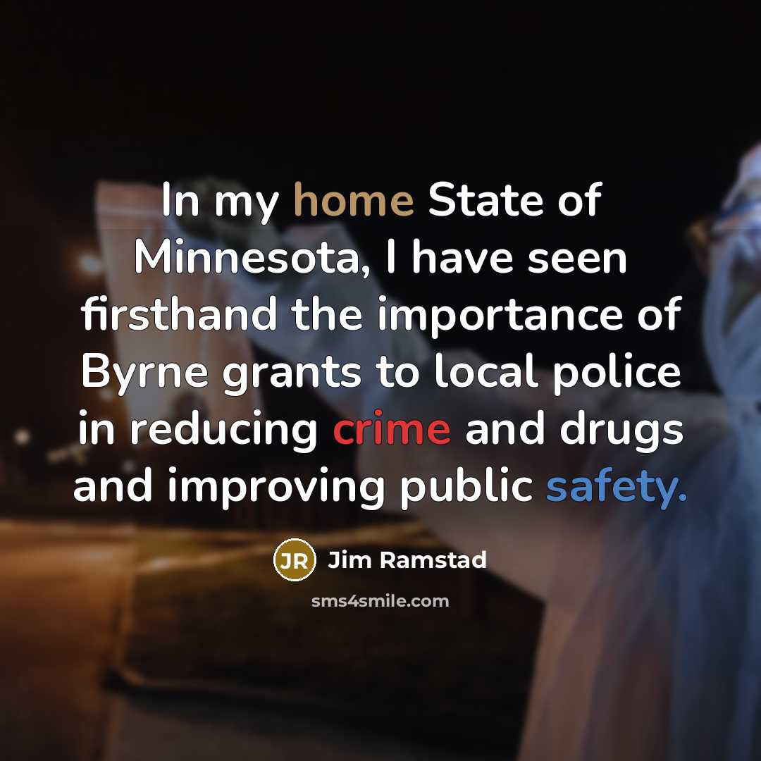 “In my home State of Minnesota, I have seen firsthand…” quote by Jim Ramstad