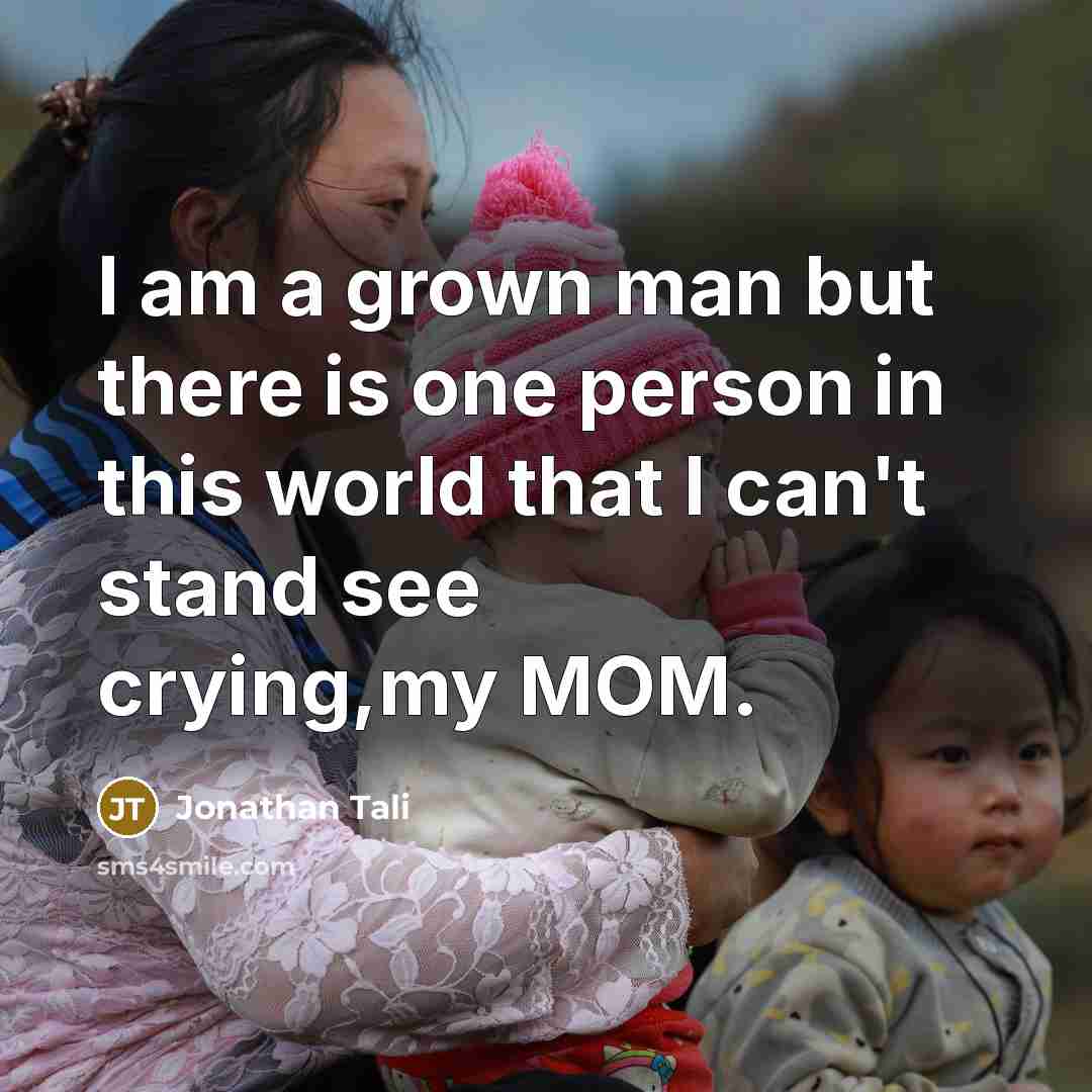 “I am a grown man but there is one person…” quote by Jonathan Tali