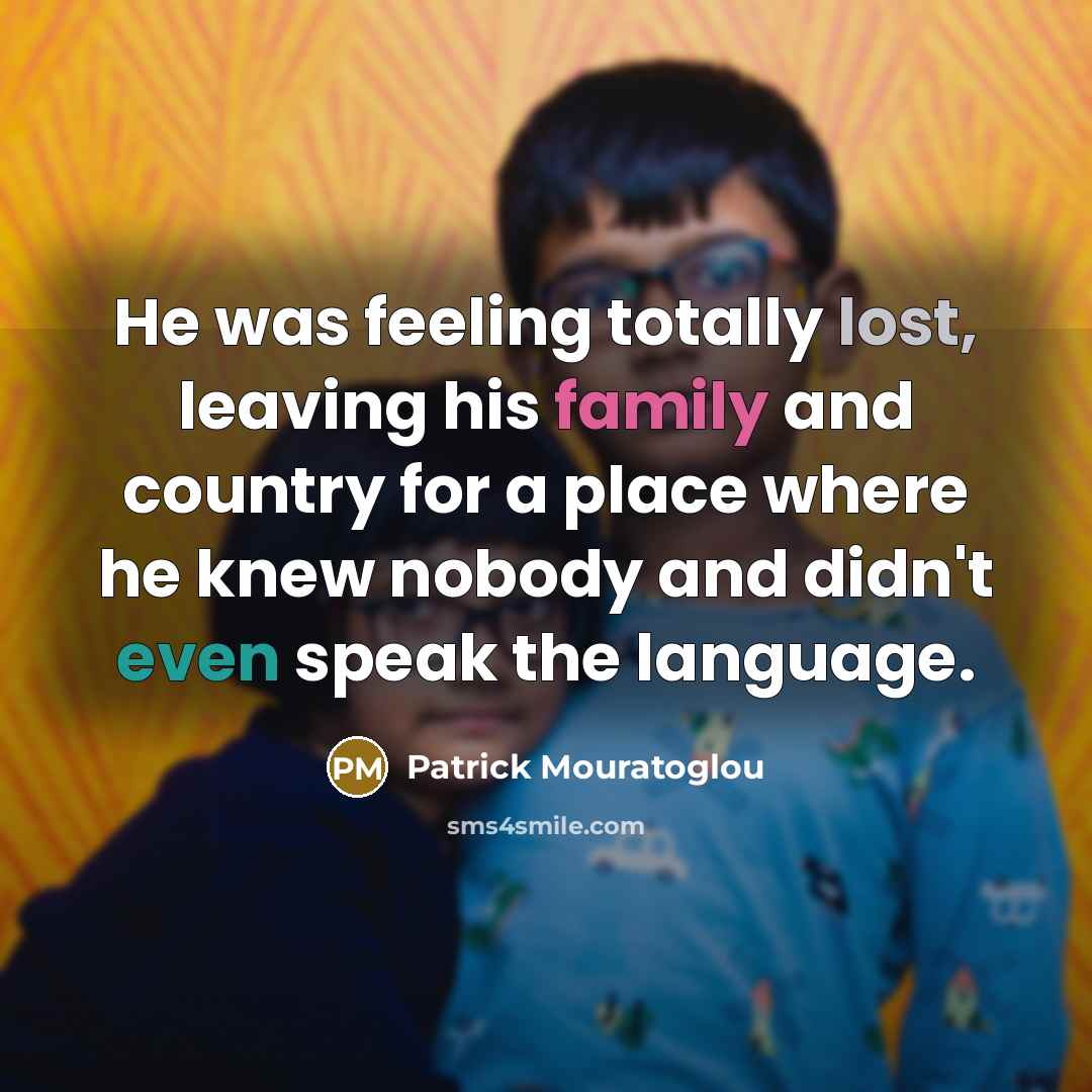 “He was feeling totally lost, leaving his family and country…” quote by Patrick Mouratoglou