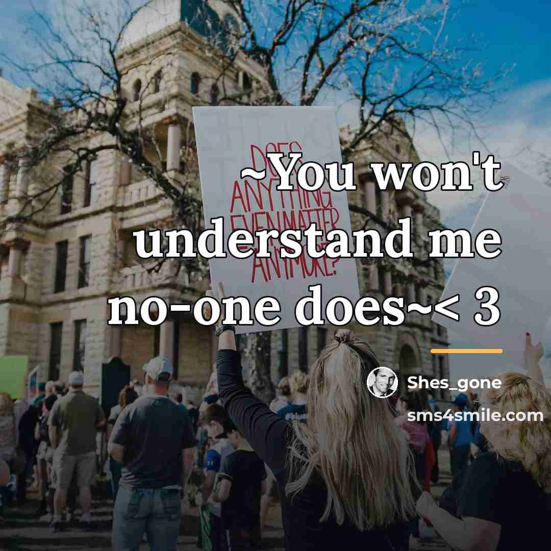 “~You won't understand me no-one does~< 3…” quote by Shes_gone