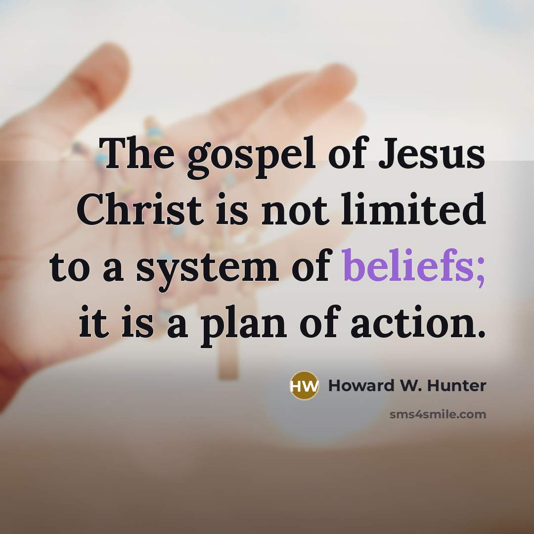 “The gospel of Jesus Christ is not limited to a…” quote by Howard W. Hunter
