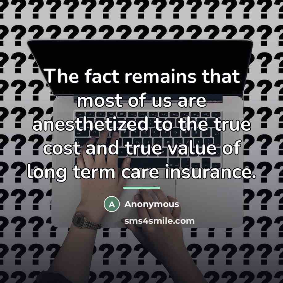 “The fact remains that most of us are anesthetized to…” quote by Anonymous