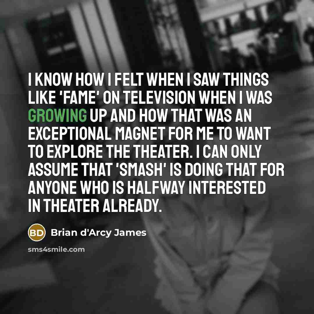 “I know how I felt when I saw things like…” quote by Brian d'Arcy James
