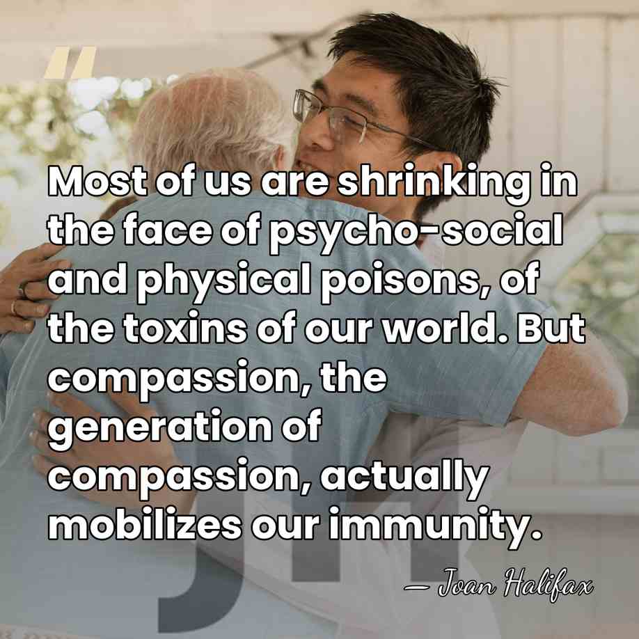 Most of us are shrinking in the face of psycho-social and physical&hellip; - Joan Halifax