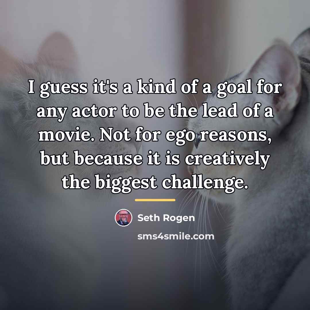 “I guess it's a kind of a goal for any…” quote by Seth Rogen