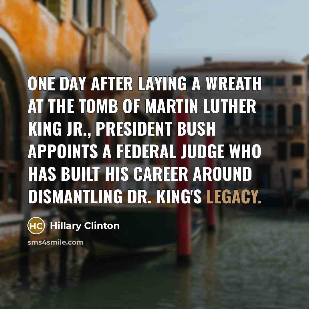 “One day after laying a wreath at the tomb of…” quote by Hillary Clinton