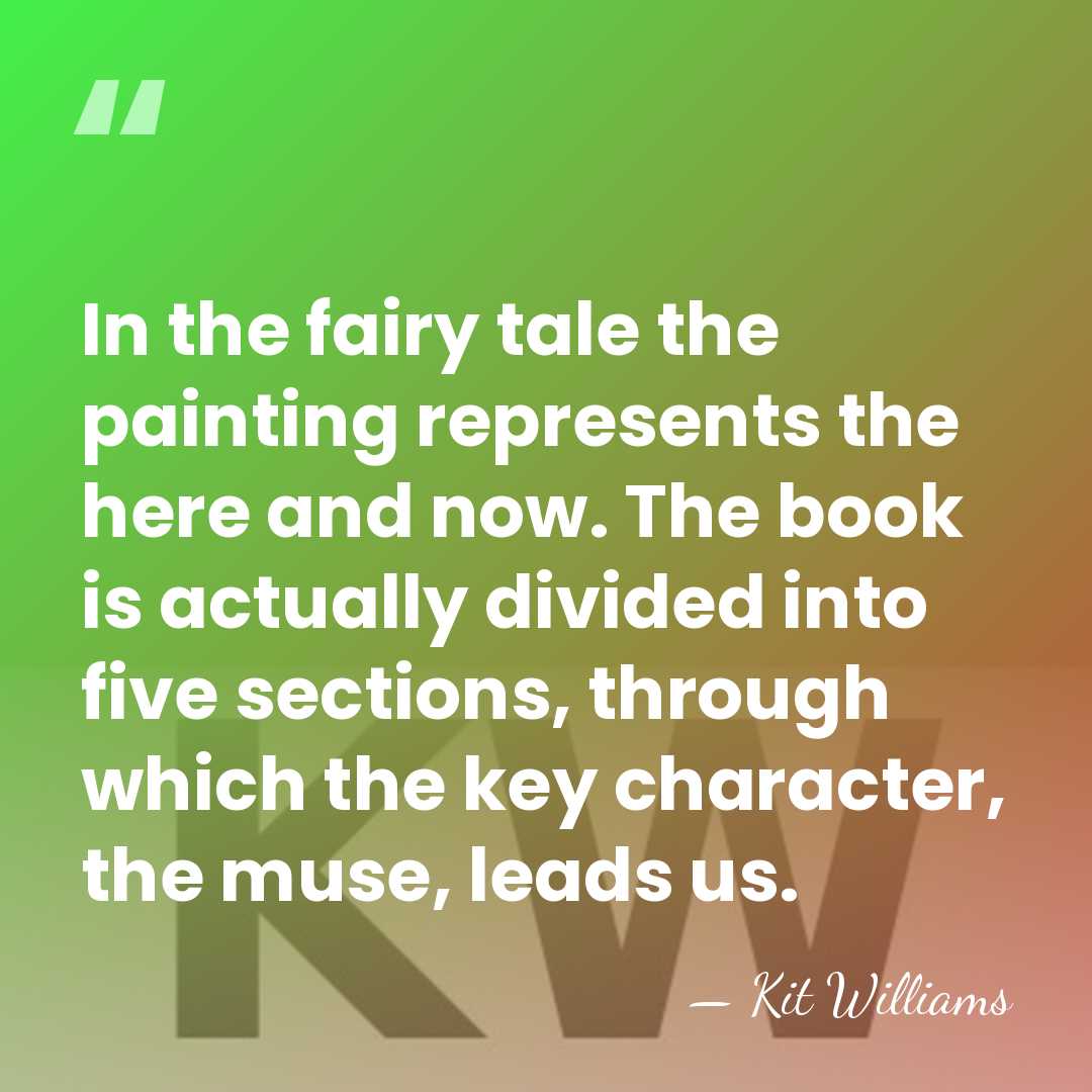 In the fairy tale the painting represents the here and now. The&hellip; - Kit Williams