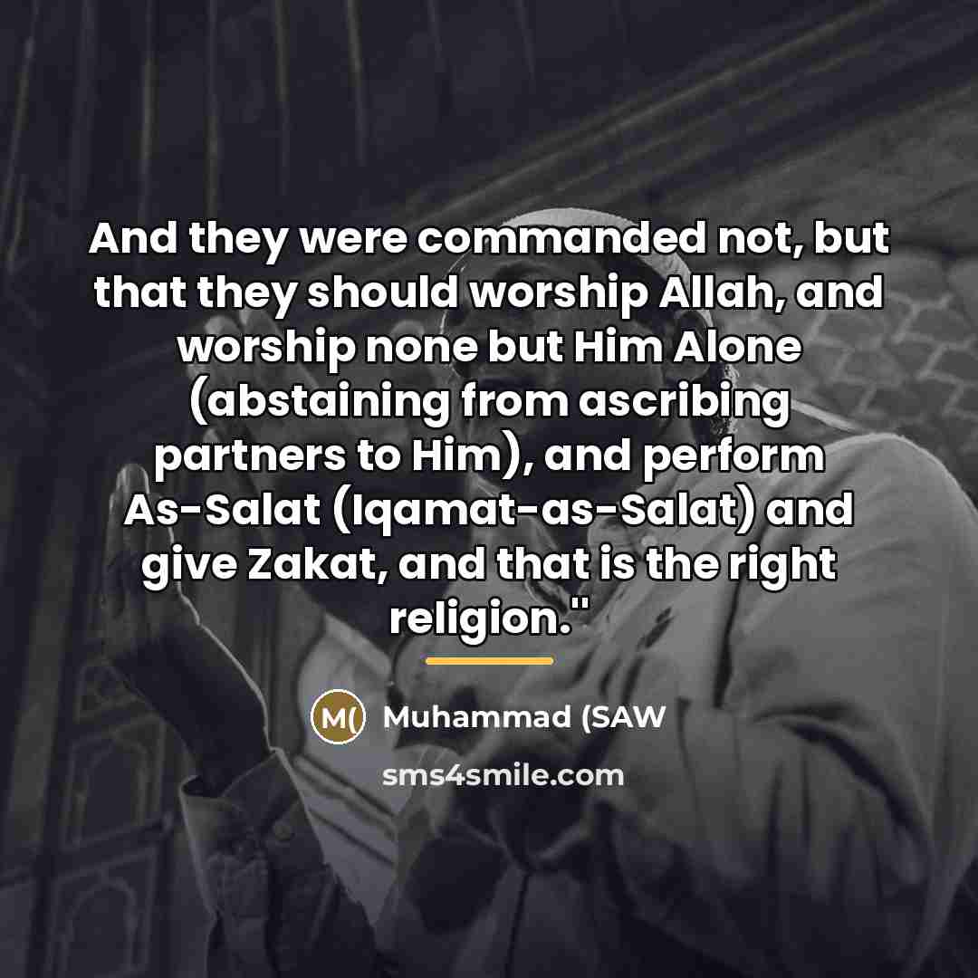 “And they were commanded not, but that they should worship…” quote by Anonymous