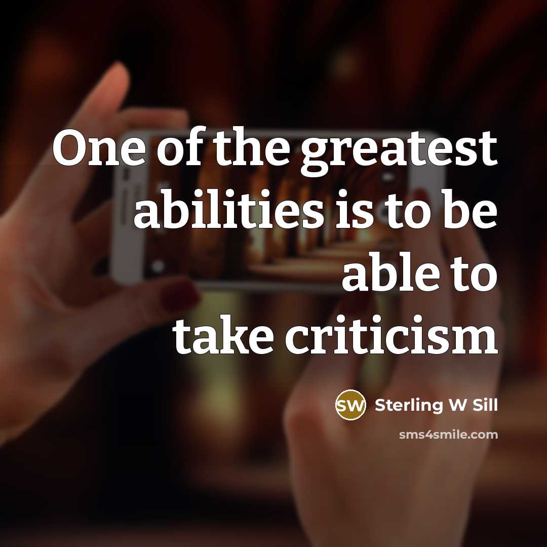 “One of the greatest abilities is to be able to…” quote by Sterling W Sill